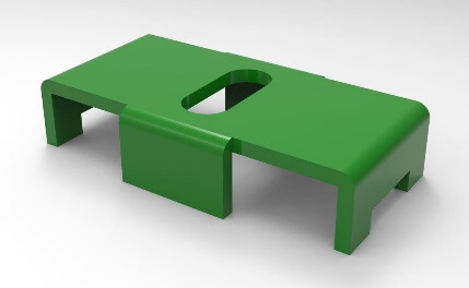 кронштейн прижимной для 3D ограждения фото с сайта АМК-Метиз